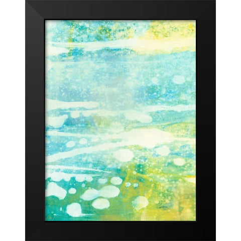 Lacuna IV Black Modern Wood Framed Art Print by Jachimiec, Sue