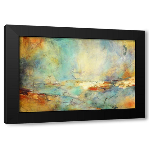 Eternidad Black Modern Wood Framed Art Print with Double Matting by Villarreal, Gabriela
