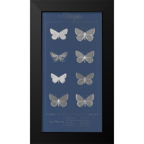 Winged Infograph II Black Modern Wood Framed Art Print by Goldberger, Jennifer