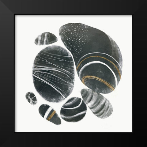 Mineralize I Black Modern Wood Framed Art Print by Borges, Victoria