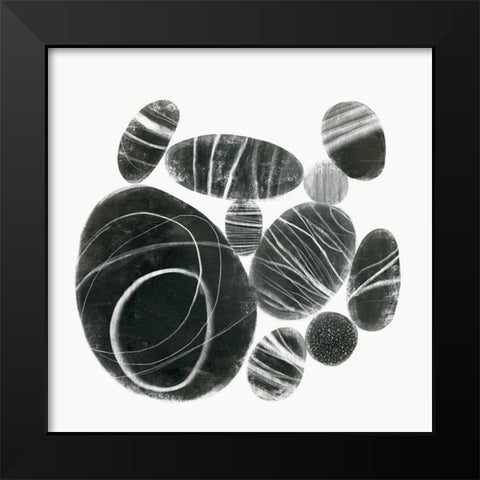 Mineralize III Black Modern Wood Framed Art Print by Borges, Victoria