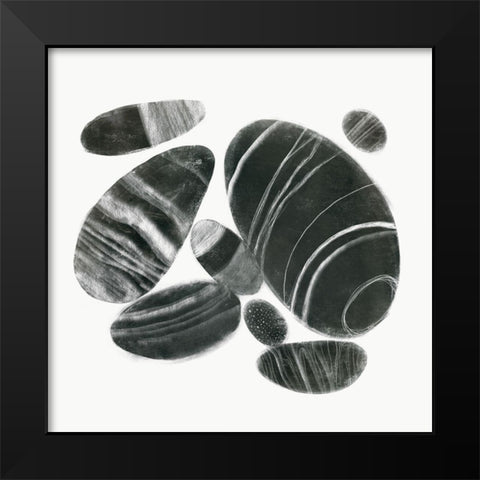 Mineralize IV Black Modern Wood Framed Art Print by Borges, Victoria