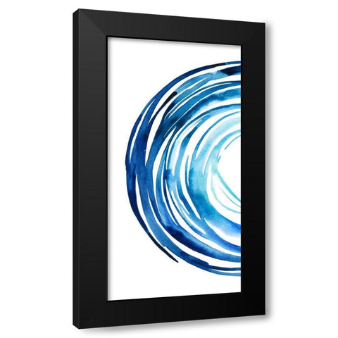 Blue Vortex I Black Modern Wood Framed Art Print by Popp, Grace