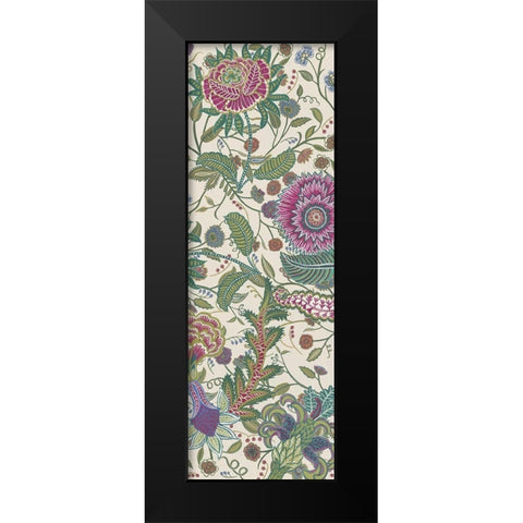 Tropical Chintz II Black Modern Wood Framed Art Print by Wang, Melissa