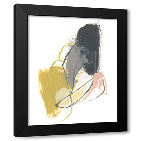 Seismic Breakdown I Black Modern Wood Framed Art Print by Vess, June Erica