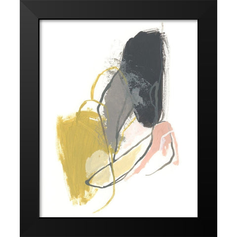 Seismic Breakdown I Black Modern Wood Framed Art Print by Vess, June Erica