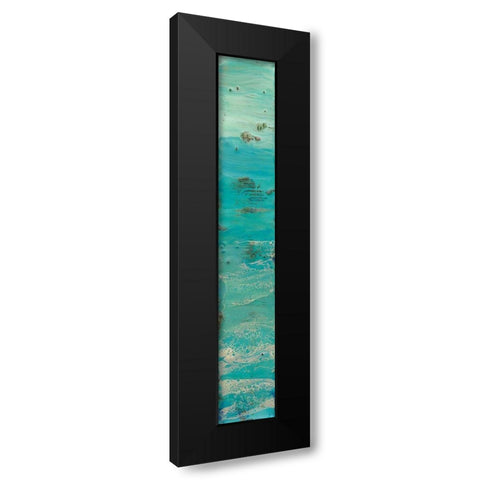 Reedy Blue IV Black Modern Wood Framed Art Print with Double Matting by Jachimiec, Sue