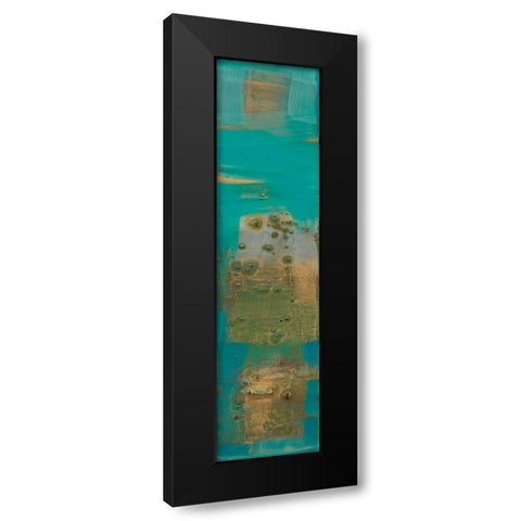 Reedy Blue V Black Modern Wood Framed Art Print with Double Matting by Jachimiec, Sue