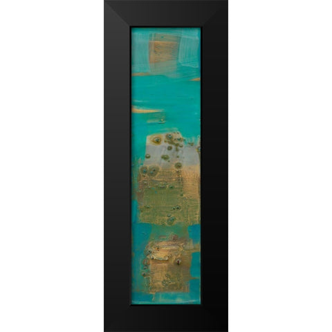 Reedy Blue V Black Modern Wood Framed Art Print by Jachimiec, Sue