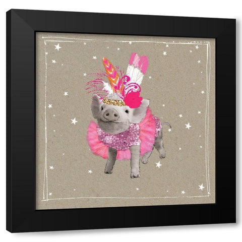 Fancy Pants Farm I Black Modern Wood Framed Art Print by Gower, Hammond