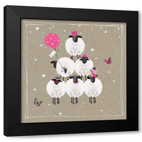 Fancy Pants Farm IV Black Modern Wood Framed Art Print by Gower, Hammond