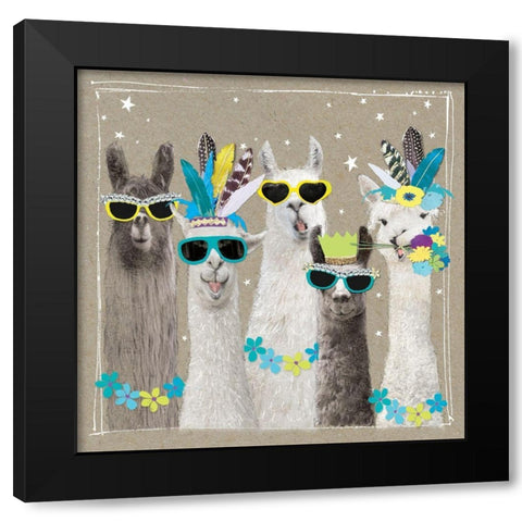 Fancy Pants Farm V Black Modern Wood Framed Art Print by Gower, Hammond