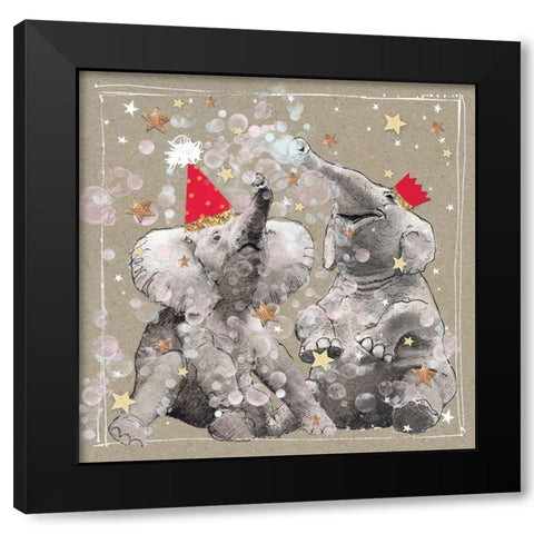 Fancy Pants Zoo VII Black Modern Wood Framed Art Print by Gower, Hammond