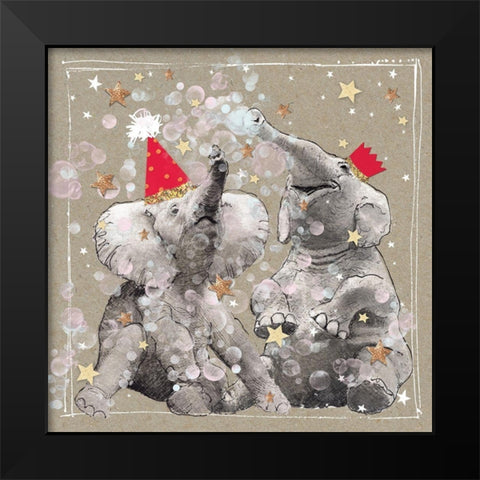 Fancy Pants Zoo VII Black Modern Wood Framed Art Print by Gower, Hammond
