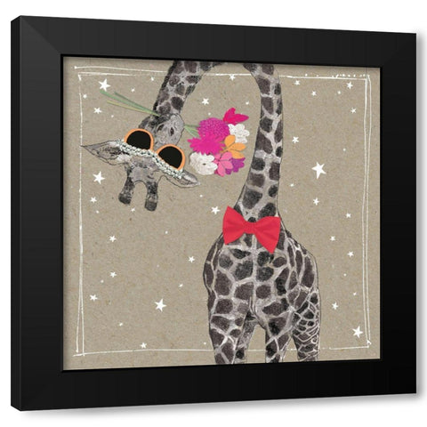 Fancy Pants Zoo VIII Black Modern Wood Framed Art Print by Gower, Hammond