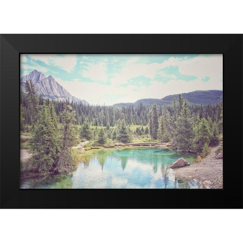Banff IV Black Modern Wood Framed Art Print by Guthrie, Jenna