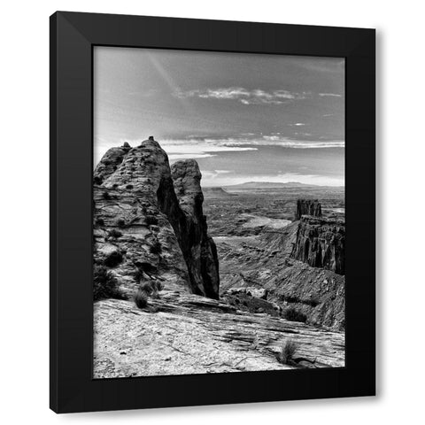 Canyon Lands VII Black Modern Wood Framed Art Print with Double Matting by Guthrie, Jenna