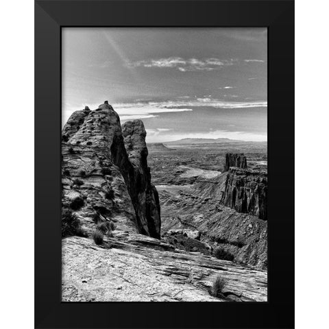 Canyon Lands VII Black Modern Wood Framed Art Print by Guthrie, Jenna