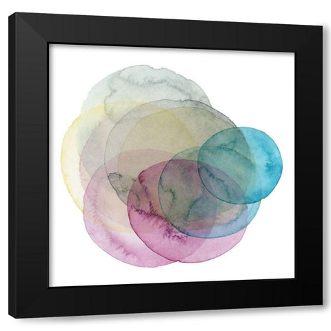 Evolving Planets II Black Modern Wood Framed Art Print by Popp, Grace