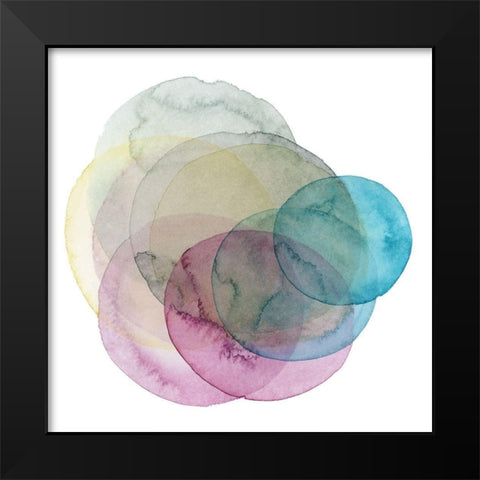 Evolving Planets II Black Modern Wood Framed Art Print by Popp, Grace