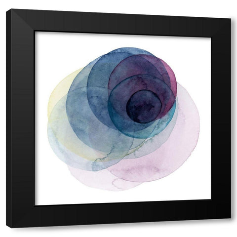 Evolving Planets III Black Modern Wood Framed Art Print by Popp, Grace