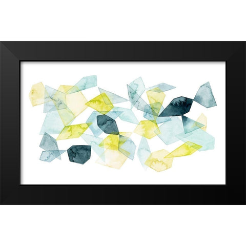 Seaglass Abstract I Black Modern Wood Framed Art Print by Popp, Grace