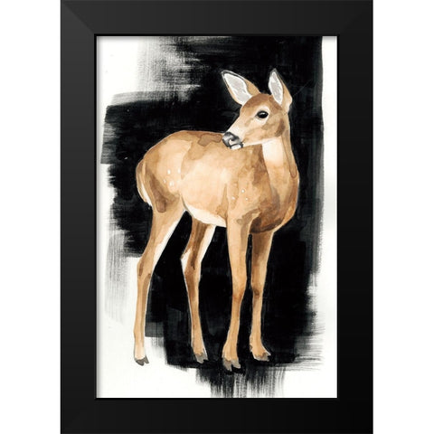 Custom Nocturnal II Black Modern Wood Framed Art Print by Popp, Grace
