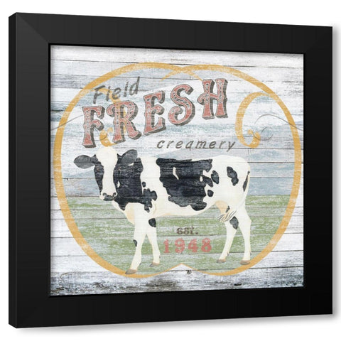 Custom Farm Supply IV Black Modern Wood Framed Art Print with Double Matting by Vess, June Erica