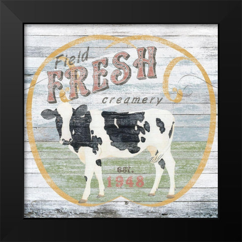 Custom Farm Supply IV Black Modern Wood Framed Art Print by Vess, June Erica