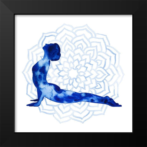 Yoga Flow VI Black Modern Wood Framed Art Print by Popp, Grace