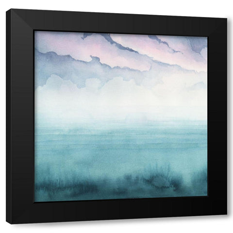 Dusk on the Bay I Black Modern Wood Framed Art Print by Popp, Grace