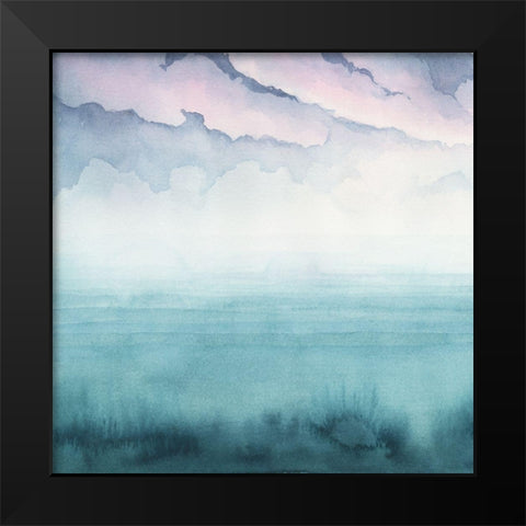 Dusk on the Bay I Black Modern Wood Framed Art Print by Popp, Grace