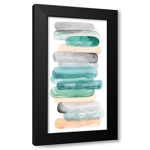 Pastel Matchsticks I Black Modern Wood Framed Art Print by Popp, Grace