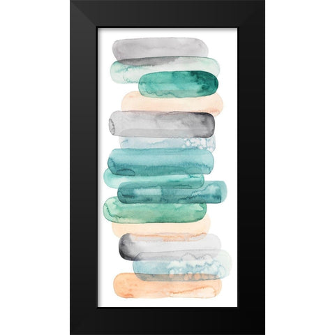 Pastel Matchsticks I Black Modern Wood Framed Art Print by Popp, Grace
