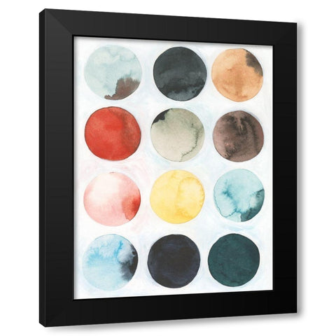 Pastel Satellite II Black Modern Wood Framed Art Print by Popp, Grace