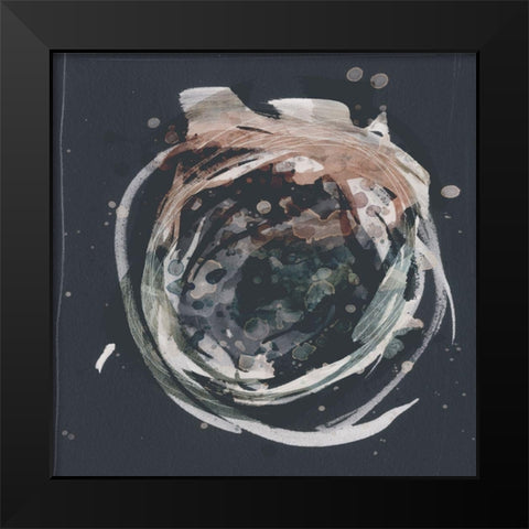 Molten Orbit I Black Modern Wood Framed Art Print by Borges, Victoria