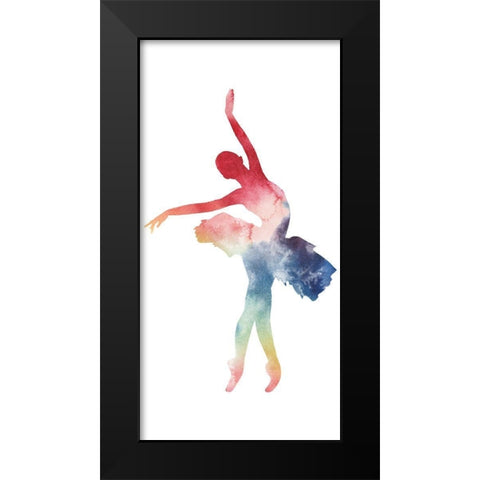 Ballerina Beam I Black Modern Wood Framed Art Print by Popp, Grace