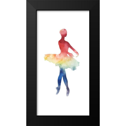 Ballerina Beam IV Black Modern Wood Framed Art Print by Popp, Grace