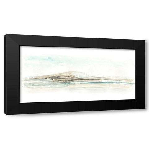 Liquid Hillscape I Black Modern Wood Framed Art Print with Double Matting by Vess, June Erica