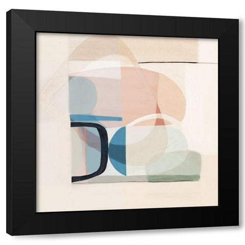 Multiform III Black Modern Wood Framed Art Print by Borges, Victoria
