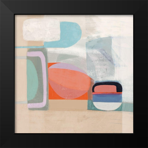 Multiform IV Black Modern Wood Framed Art Print by Borges, Victoria