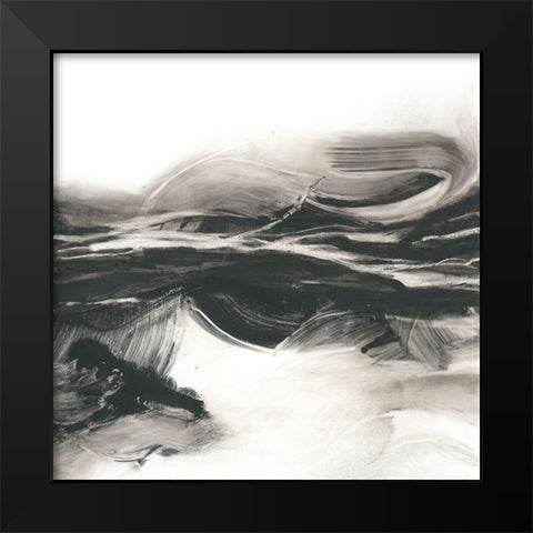 Static Charge I Black Modern Wood Framed Art Print by Harper, Ethan