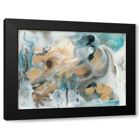 New Vision II Black Modern Wood Framed Art Print with Double Matting by Bramma, Lila