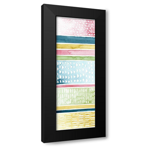 Pastel Strata I Black Modern Wood Framed Art Print by Popp, Grace