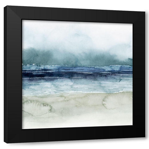 Mariners Mist I Black Modern Wood Framed Art Print with Double Matting by Popp, Grace