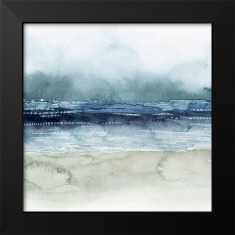 Mariners Mist I Black Modern Wood Framed Art Print by Popp, Grace
