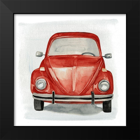 Classic Autos I Black Modern Wood Framed Art Print by Parker, Jennifer Paxton
