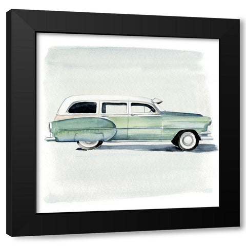 Classic Autos III Black Modern Wood Framed Art Print by Parker, Jennifer Paxton