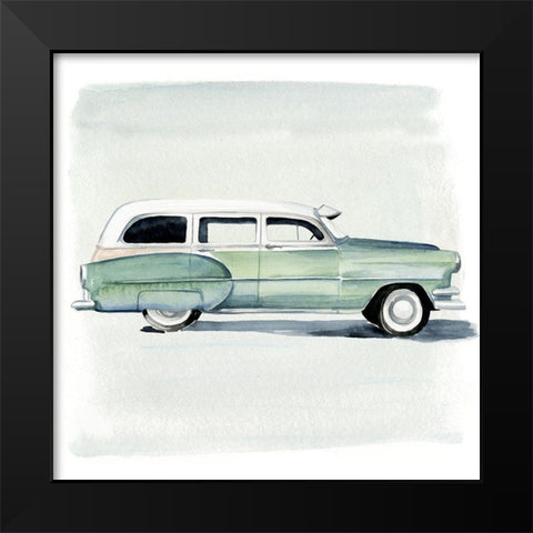 Classic Autos III Black Modern Wood Framed Art Print by Parker, Jennifer Paxton