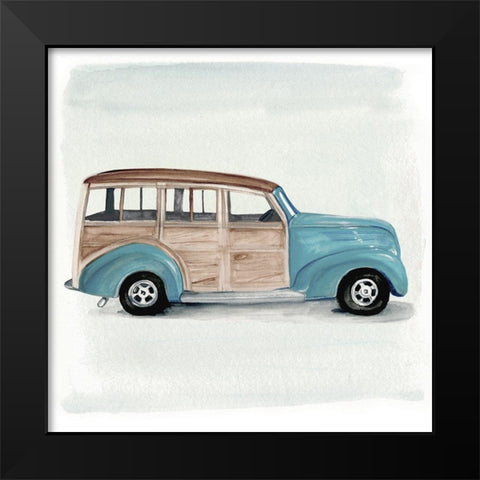 Classic Autos IV Black Modern Wood Framed Art Print by Parker, Jennifer Paxton